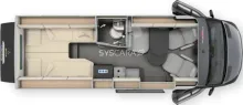 Grundriss Tag Malibu Genius 641 LE Mercedes