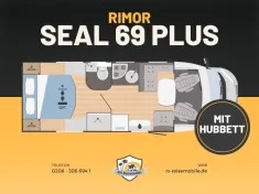 Bild 2 Rimor Seal 69 Plus *Queensbett verstellbar*Hubbett*