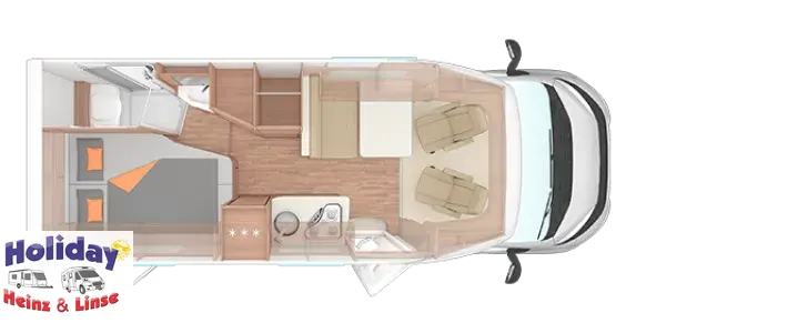 Grundriss Tag Weinsberg CaraCompact 600 MF EDITION [Pepper] 140 PS Schalter, 3,5 t