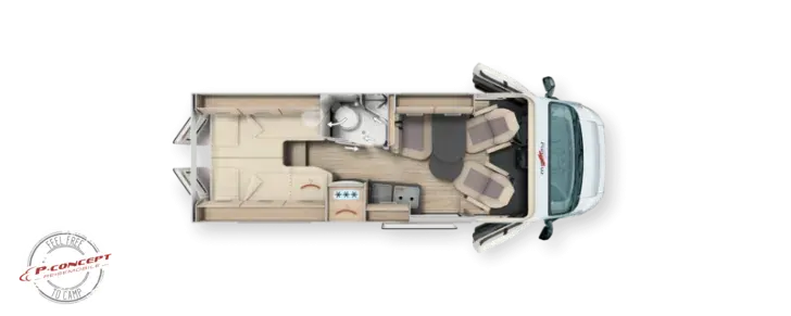 Grundriss Tag Malibu comfort 640 LE charming GT skyview Borbet 18" Loder AT