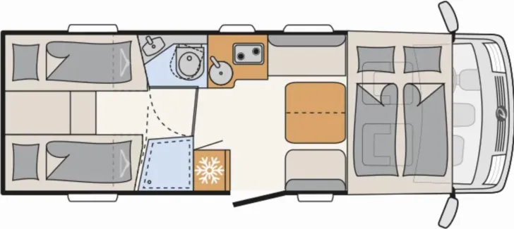 Fahrzeugbild Dethleffs Trend I 7057 EBL X-, GT-, Chassis-, Familypaket #2