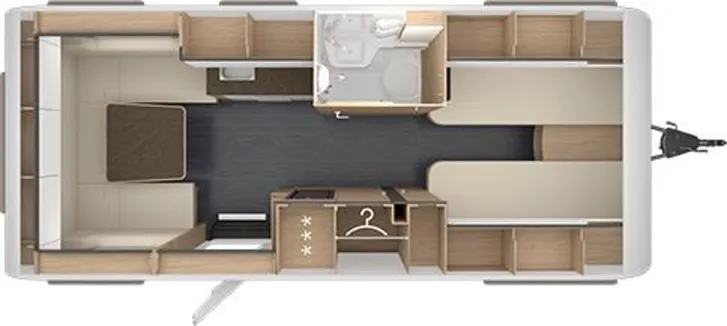 Fahrzeugbild Tabbert PEP PANTIGA 550 E 2000Kg, Dyonic, Komfortdusche #2