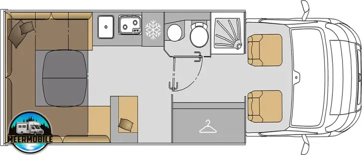Grundriss Tag Mooveo TEI 72UH 140 PS Schalter, 3,5 t