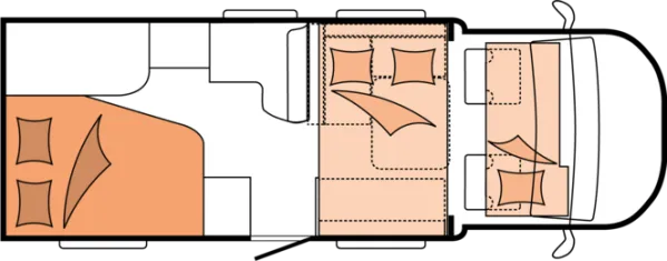Nachtgrundriss Hobby ONTOUR T 700 F