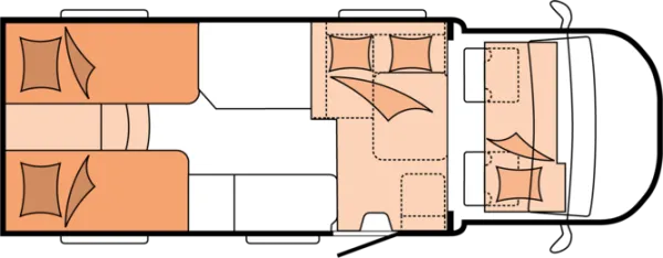 Nachtgrundriss Hobby ONTOUR T 710 GE