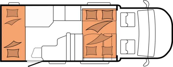 Nachtgrundriss Hobby ONTOUR T 700 KMH
