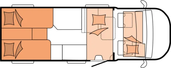 Nachtgrundriss Hobby ONTOUR C 680 GE