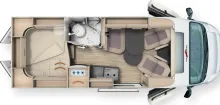Fahrzeugbild Malibu Van charming GT skyview 600 DB 138l Kühlschrank #2