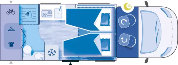 Nachtgrundriss Challenger Teilintegriert 270 Etape Edition Nachtgrundriss Challenger Teilintegriert 270 Etape Edition