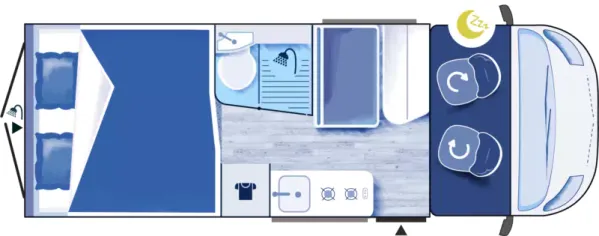 Nachtgrundriss Challenger Van V210 Sport Edition