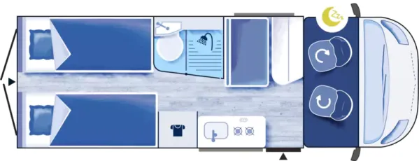 Nachtgrundriss Challenger Van V217 Sport Edition