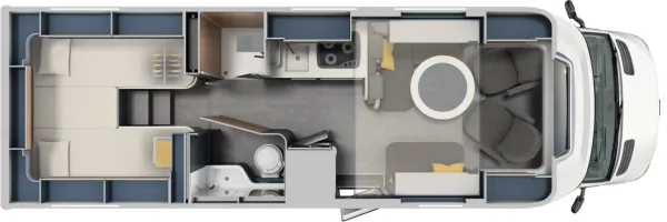 Tagesgrundriss Laika Kreos L 5009 MB