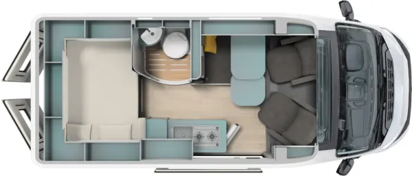 Tagesgrundriss Laika Kosmo 50