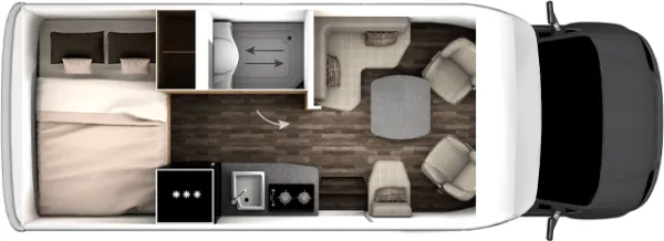 Tagesgrundriss Frankia NEO MT 7 BD BLACK LINE