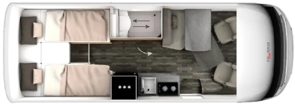 Tagesgrundriss Frankia NEO MI 7 GDK BLACK LINE