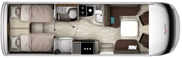 Tagesgrundriss Frankia Titan I 790 GD