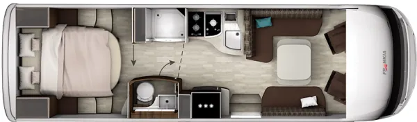 Tagesgrundriss Frankia Titan I 840 QD