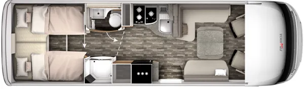 Tagesgrundriss Frankia Titan I 840 GD