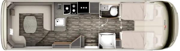 Tagesgrundriss Frankia Platin I 8400 PLUS