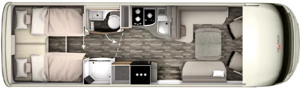 Tagesgrundriss Frankia Platin I 8400 GD