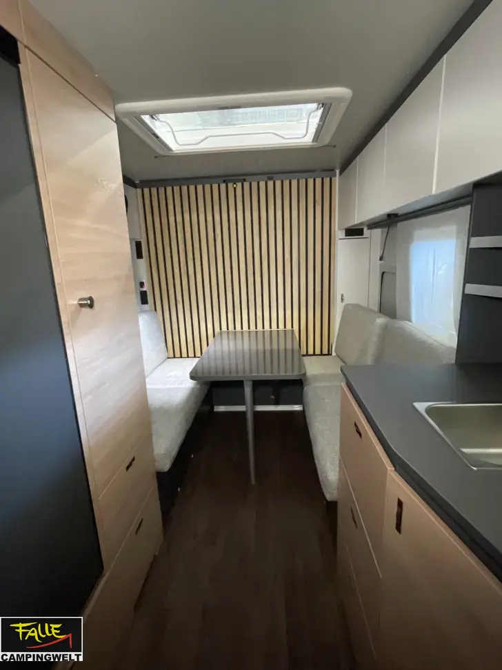 Sicht vorne-hinten Knaus Yaseo 500 DK