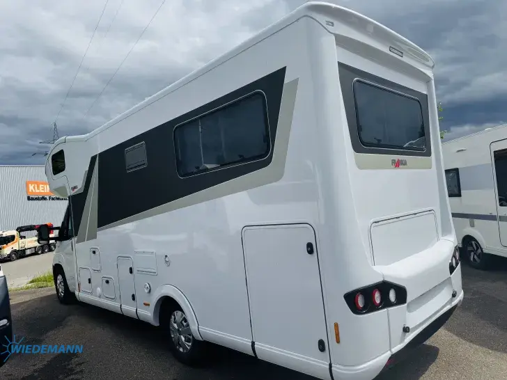 Schräg Hinten Frankia F-Line A 740 PLUS ALDE * Navi * Solar * Sat
