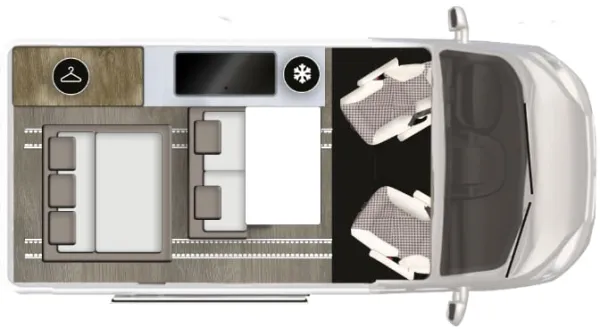 Tagesgrundriss Karmann Mobil Duncan 505