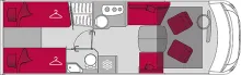 Grundriss Tag Pilote Galaxy G740FGJ Evidence 3-Jahre-NW-Anschlussgarantie