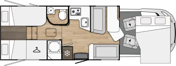 Tagesgrundriss Benimar Tessoro T463 UP