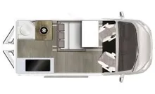 Grundriss Tag Karmann Mobil Duncan 535 No-Limits-Paket/Markise/Radträger