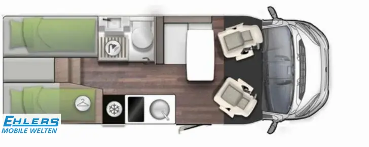 Grundriss Tag Forster T FT669EB Verfügbar ab Oktober 2025/140PS/Travel-Line-Paket/Isofix
