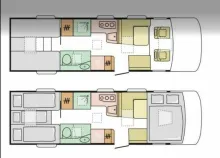 Grundriss Tag Adria Sonic Supreme 810 SL
