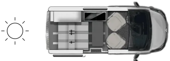 Tagesgrundriss Ahorn Camp Van City