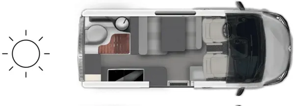 Tagesgrundriss Ahorn Camp Van Big City