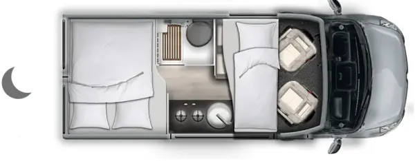 Nachtgrundriss Ahorn Camp Van 550