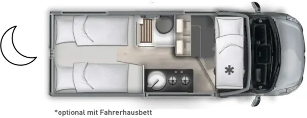 Nachtgrundriss Ahorn Camp Van 620