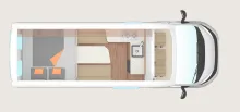 Grundriss Tag Weinsberg CaraLife - FIAT 630 LQ 8.542 Euro Nachlass auf Listenpreis