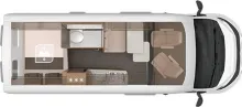 Grundriss Tag Knaus BoxLife PLATINUM SELECTION 600 MQ Care-Drive