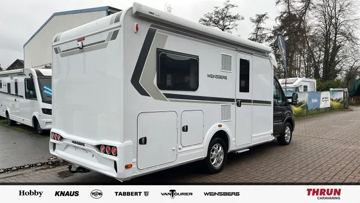 Schräg Hinten Weinsberg CaraLoft 650 MF Automatik, Anhängekupplung