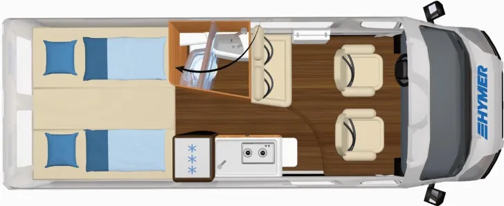 Grundriss Tag Hymer Yellowstone Fiat