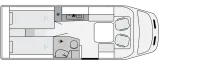 Grundriss Tag Corigon Teilintegriert Slim TS 70 LS TOP AUSSTATTUNG !!!