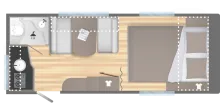 Grundriss Tag Caravelair Ambiance 460 Style