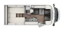 Grundriss Tag Etrusco V 6600 SB Citroen