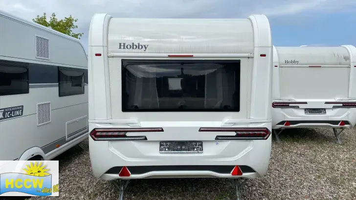 Frontal Hinten Hobby De Luxe 495 UL Auflastung 1.800 kg