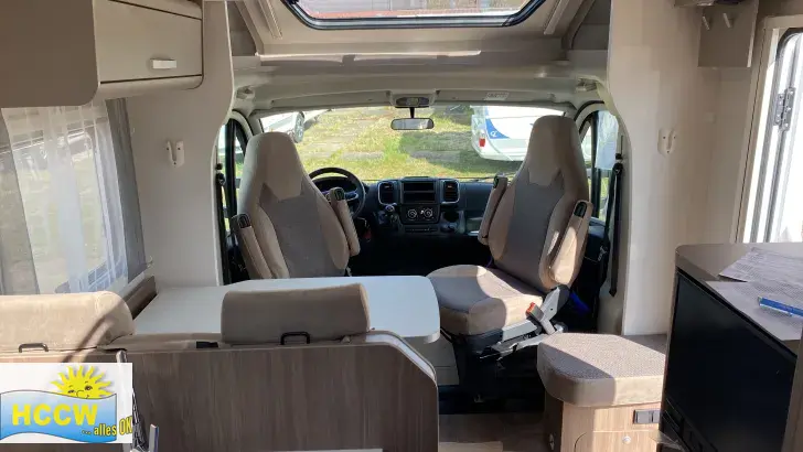 Sicht vorne-hinten Carado T 338 pro + Paket
