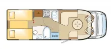 Grundriss Tag Carthago chic s-plus 51