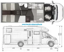 Fahrzeugbild Roller Team ZEFIRO 287 TL (Ford) Premium-Baureihe sofort verfüg #3