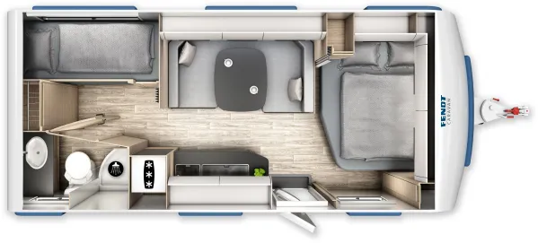 Tagesgrundriss Fendt Apero Activ 560 SKM