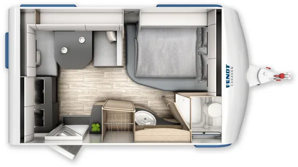 Tagesgrundriss Fendt Apero Activ 390 FH
