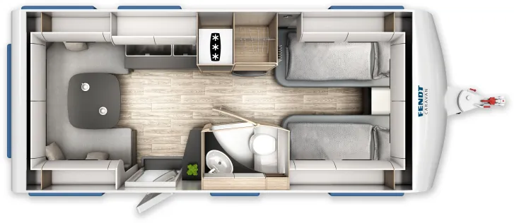Grundriss Tag Fendt Apero 515 SG IC-Blackline